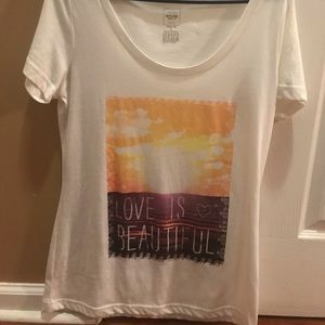 White Mossimo brand tee